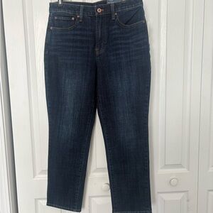 Talbots Dark Wash Cropped Ankle Jeans